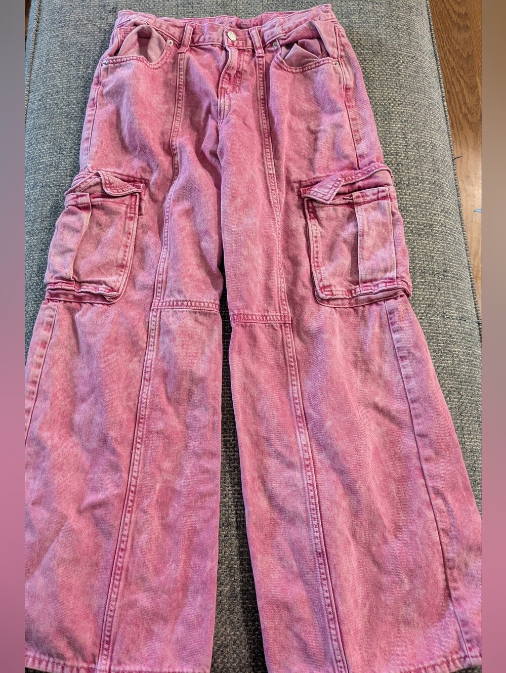 Kids Cargo Jeans - Wide Leg